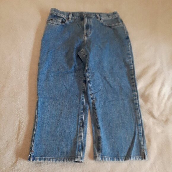 Lauren Ralph Lauren Vintage Women's Size 6 Light Wash Cropped Straight Jeans - Picture 2 of 12